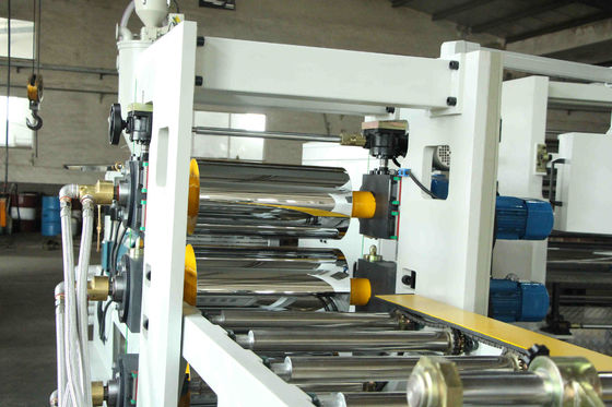 Soft TPU Sheet Extrusion Line With Vacuum Degassing Plastic Sheet Extrusion Machine 1000mm